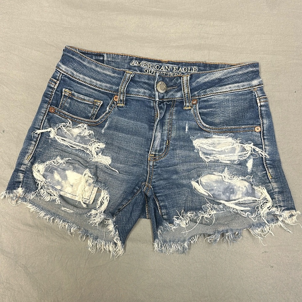 Denim shorts